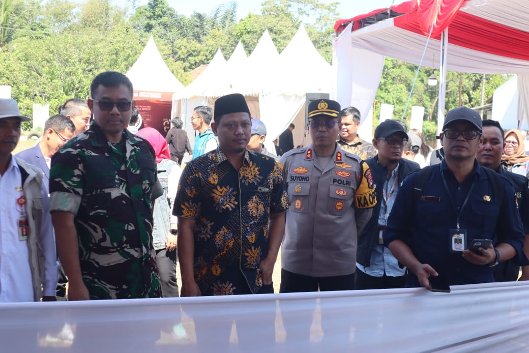 Kapolres Lebak Hadiri Simulasi Pencoblosan Pilgub dan Cawagub, Cabup dan Cawabup serta Walikota dan Wakil Walikota Tahun 2024