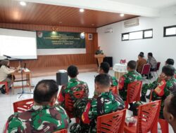 Sosialisasi Pencegahan Oleh BNK Jakarta Timur Giat P4GN Kepada Anggota Kodim 0505/JT