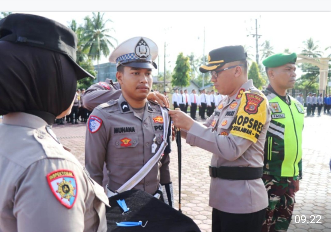 Kapolres Aceh Timur Pimpin Apel Gelar Pasukan Operasi Zebra Seulawah 2024