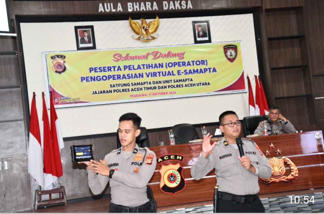 Kasat Samapta Polres Aceh Timur: Aplikasi E-Samapta Langkah Maju Menuju Era Digitalisasi Pelayanan Publik