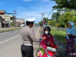 Hari Ke-7 Operasi Zebra Seulawah 2024, Satlantas Polres Aceh Timur Fokus Pada Pencegahan Keselamatan Lalu Lintas