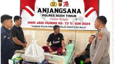 Hari Jadi Humas Polri ke 73, Humas Polres Aceh Timur Anjangsana ke Wartawan