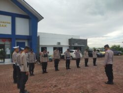 Kapolsek Cibadak Polres Lebak Pimpin Langsung Pengamanan Rekapitulasi Perolehan Suara di PPK Kec.Cibadak Kab. Lebak