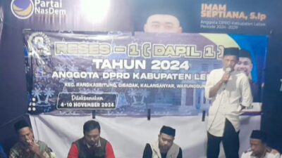 Giat Laksanakan Reses Anggota DPRD Fraksi Nasdem Tangkap Aspirasi Masyarakat