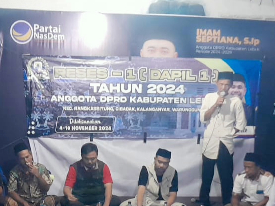 Giat Laksanakan Reses Anggota DPRD Fraksi Nasdem Tangkap Aspirasi Masyarakat