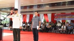 1.352 Linmas Diserahkan ke Polres Aceh Timur Bantu Pengamanan Pilkada