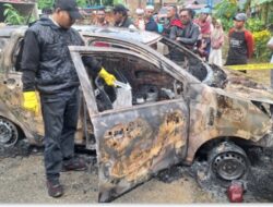 Polres Aceh Timur Selidiki Terbakarnya Mobil Warga Idi Cut