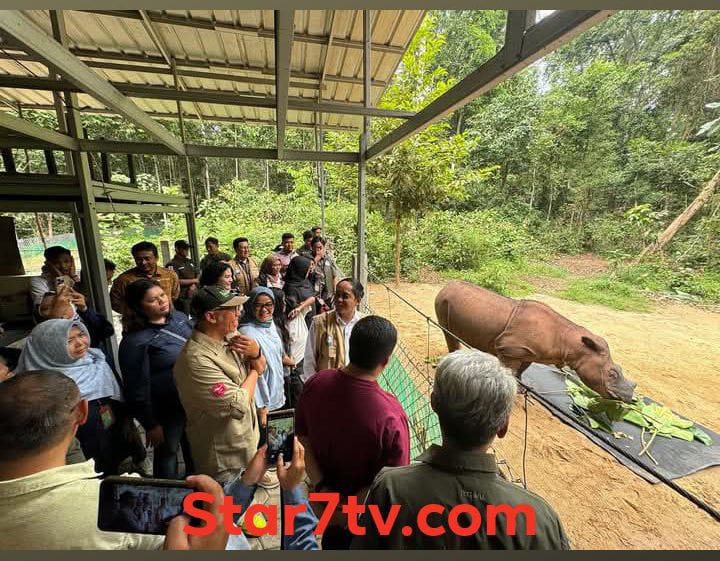 Menteri kehutanan RI Kunjungan kerja Di Taman Nasional waykambas Labuhan Ratu lampung Timur di dampingi Koramil 429-01/