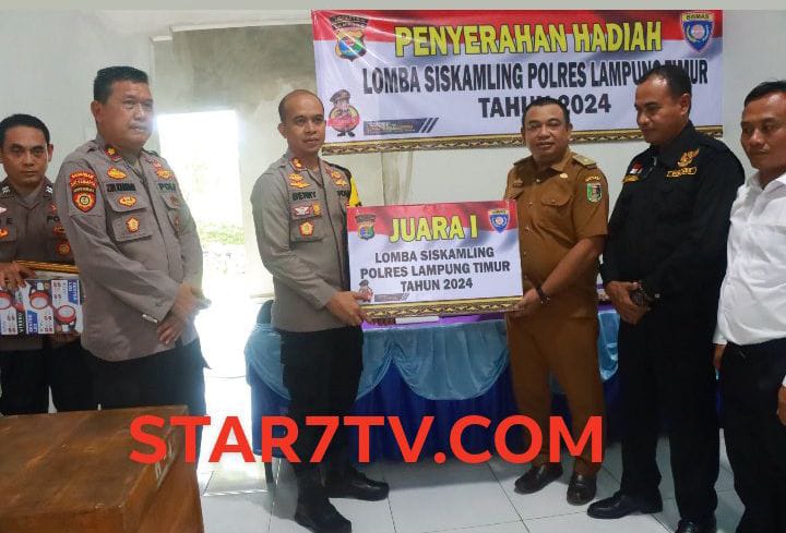 Tingkatkan Kesadaran Keamanan Lingkungan, Polres Lampung Timur Gelar Lomba Siskamling se-Kabupaten 