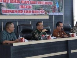 Asisten II Hendri Syahri Pimpin Rapat Konsultasi Publik Penyusunan RAD-KSB Kabupaten Way Kanan