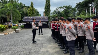 176 Personel Polres Aceh Timur Kawal Pleno Pilkada Tingkat Kabupaten