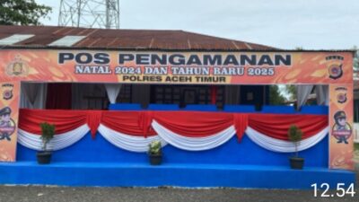 Operasi Lilin Seulawah 2024 Resmi Digelar, Polres Aceh Timur Siapkan Satu Pos Pengamanan