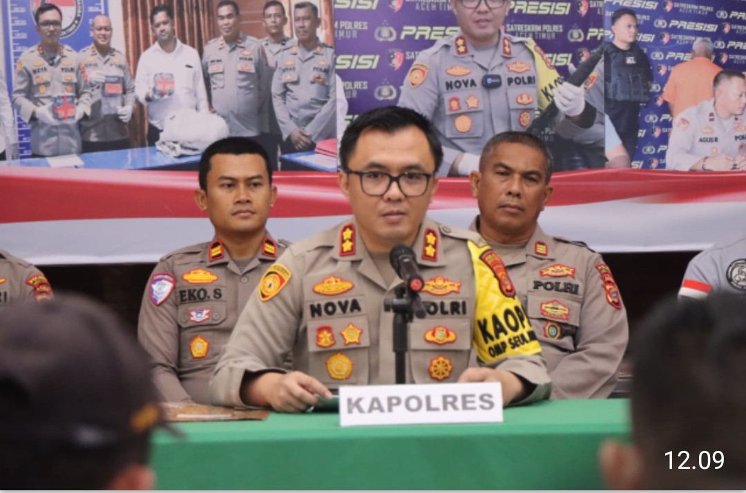 Polres Aceh Timur Rilis Capaian Kinerja 2024: Gangguan Kamtibmas Turun, Kasus Narkoba dan Laka Lantas Menurun