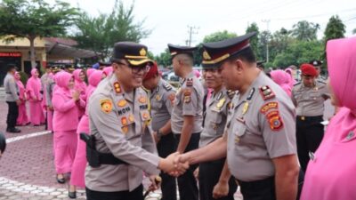 51 Personel Polres Aceh Timur Naik Pangkat