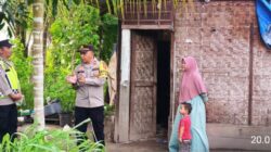 Rumah Muhammad Muriza Mendapat Perhatian Kapolres Aceh Timur