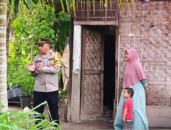 Rumah Muhammad Muriza Mendapat Perhatian Kapolres Aceh Timur