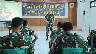 Kodim 0505 Jakarta Timur Gelar Latorsar Umum Teritorial TA. 2025