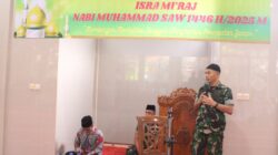 Kodim 0505/JT Peringati Giat Isro Mi’raj Nabi Muhammad SAW 1446 H/2025 M