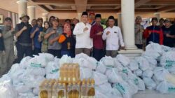 Baznas Kabupaten Bekasi Salurkan 200 Paket Sembako,Untuk Korban Puting Beliung di Desa Sumberjaya