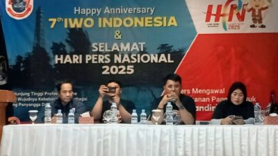 7th Anniversary IWO Indonesia 2025: Perkokoh Komitmen Jurnalis Terpercaya.