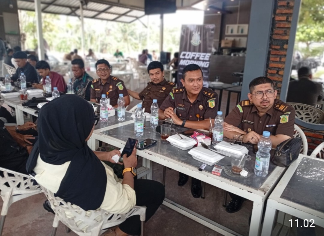 Kejari Aceh Timur Gelar Coffee Morning Bersama Insan Pers dalam Rangka HPN dan Menyambut Ramadhan