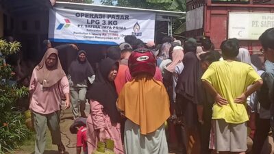 OPRASI PASAR LPG 3KG PT SAFIRA JAYA PRIMA DI PANGKALAN WAWAN TIUH BALAK 