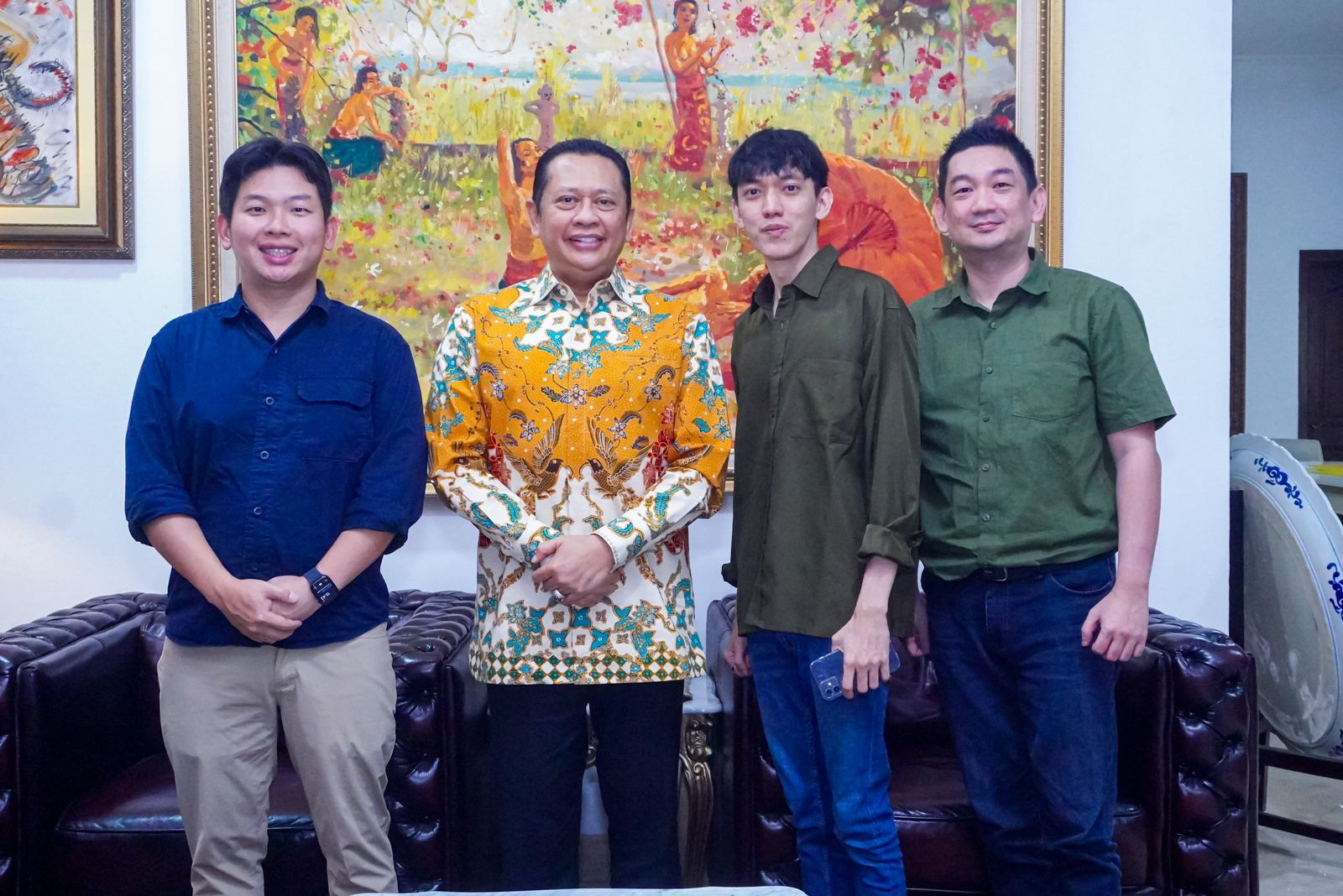 Terima Anak Muda Komunitas Pecinta Artificial Intelligence (AI), Bamsoet Dorong Percepatan Transformasi Digital di Indonesia