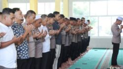 Polres Aceh Timur Laksanakan Sholat Ghaib Atas Gugurnya Tiga Anggota Polri Dalam Pelaksanaan Tugas di Way Kanan, Lampung